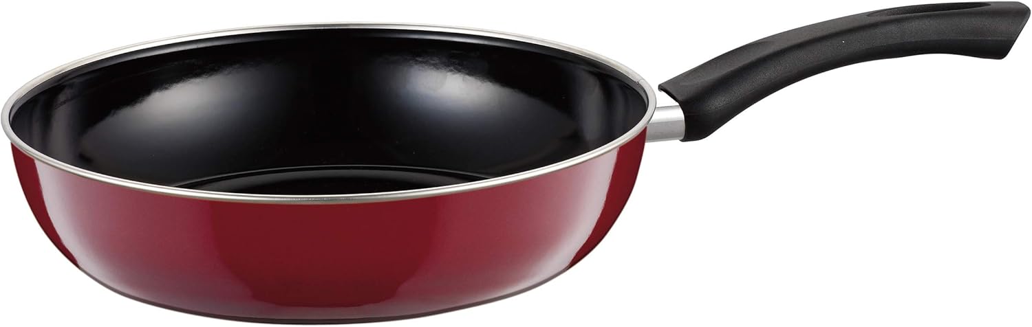 Emaille Pfanne extra stark, NOUVELLE- ROSSO EXTRA STARK, Durchmessser 28 cm, Höhe 6.5 cm, Inhalt 2.2 Liter, Emaille, Induktion Emaille Pfanne extra stark, NOUVELLE- ROSSO EXTRA STARK, Durchmessser 28 cm, Höhe 6.5 cm, Inhalt 2.2 Liter, Emaille, Induktion