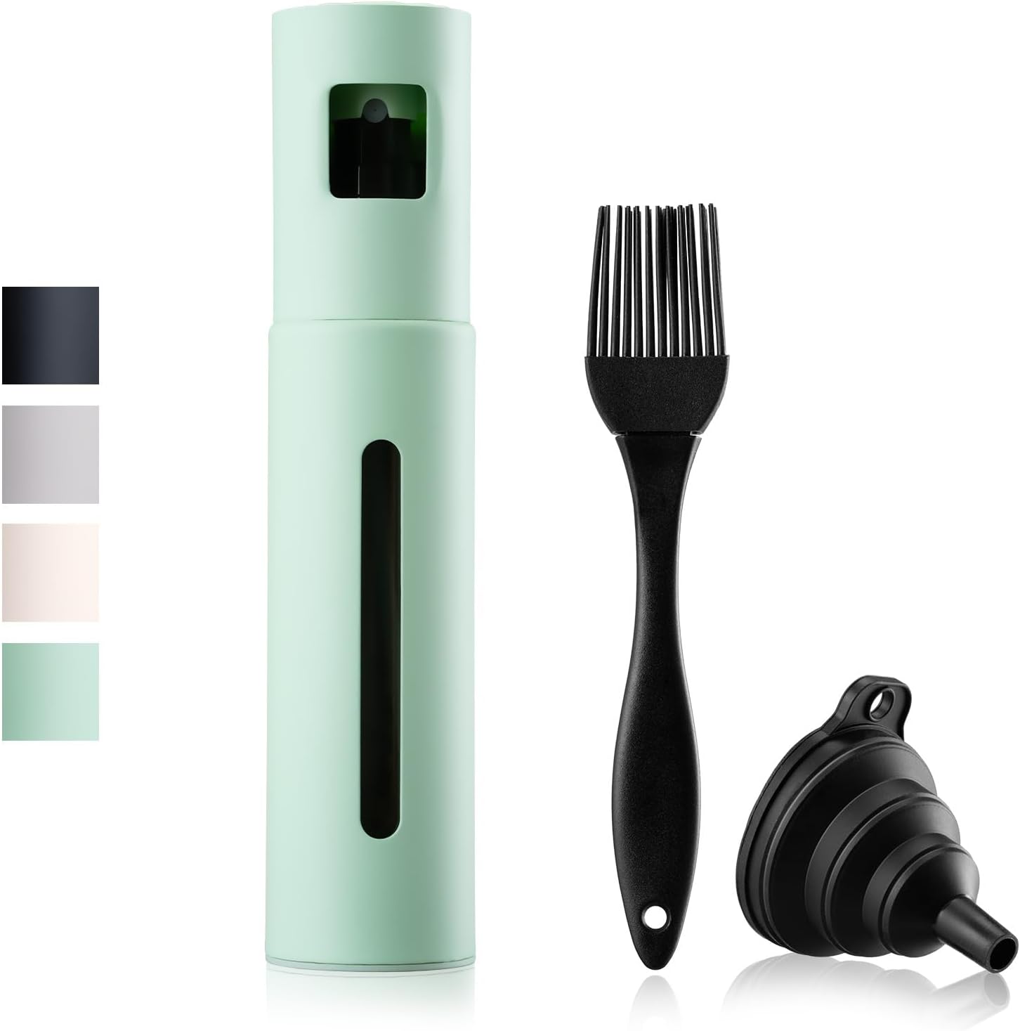 Ölsprüher I hochwertige Öl-Sprühflasche aus Edelstahl & Glas, für gesundes Kochen I praktischer Sprüher für präzise Dosierung I für alle Speiseöl & Essig Sorten geeignet (Mint) Ölsprüher I hochwertige Öl-Sprühflasche aus Edelstahl & Glas, für gesundes Kochen I praktischer Sprüher für präzise Dosierung I für alle Speiseöl & Essig Sorten geeignet (Mint)