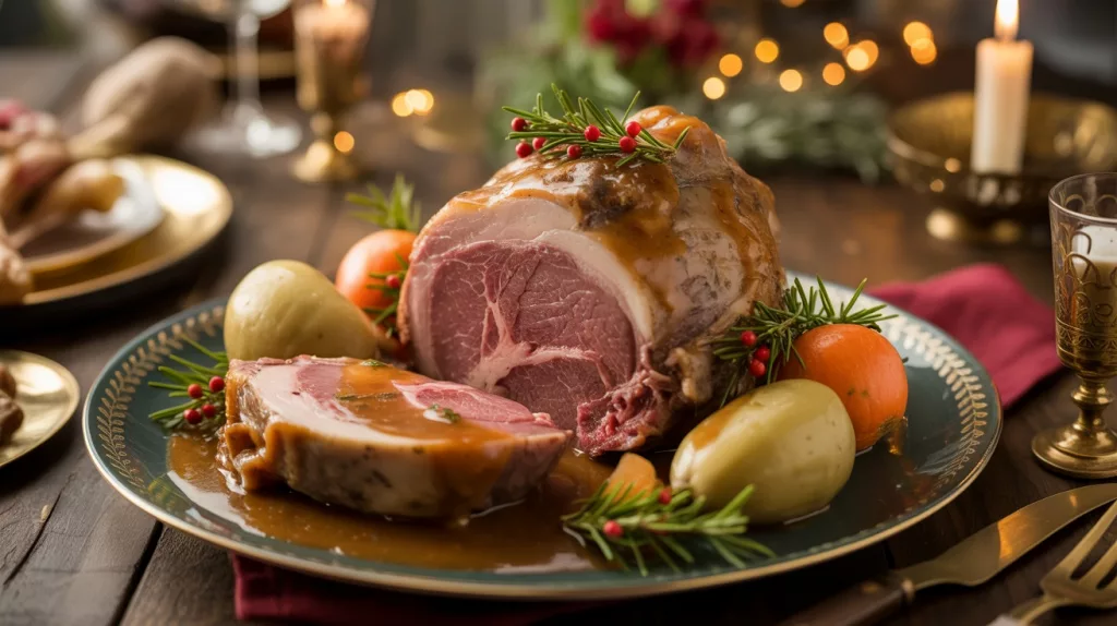 Rinderbraten Festtagsessen für die liebe Familie