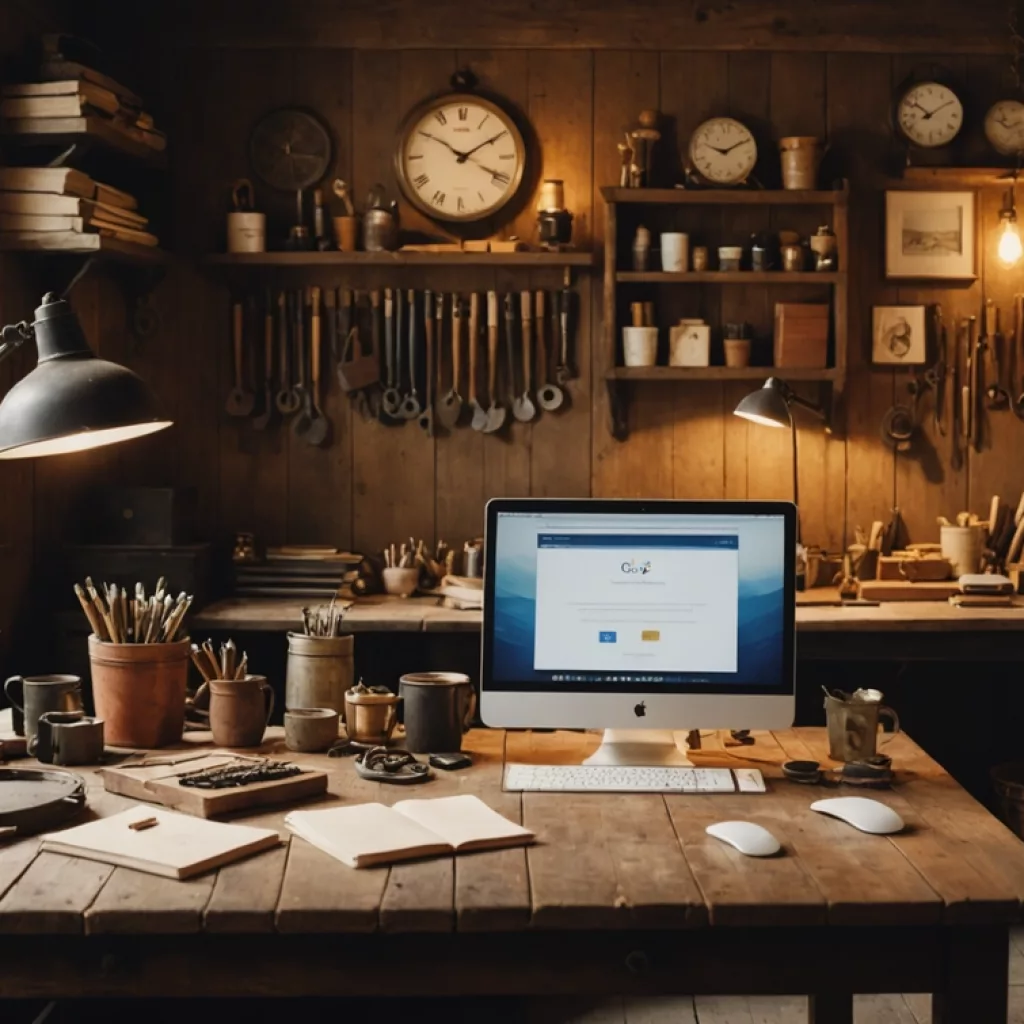 Kleines Unternehmen, ein Handwerksbetrieb in vierter Generation, Will eine Website erstellen. DIY kostet zu viel Zeit. JSPaceWorks macht es schneller und billiger.