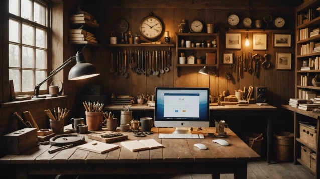 Kleines Unternehmen, ein Handwerksbetrieb in vierter Generation, Will eine Website erstellen. DIY kostet zu viel Zeit. JSPaceWorks macht es schneller und billiger.