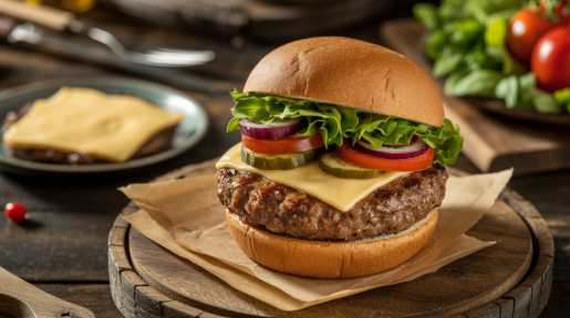 Retro Burger Rezept zum einfachen selber machen