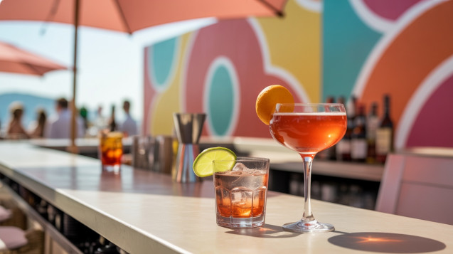 Alkoholfreie Retro Cocktails